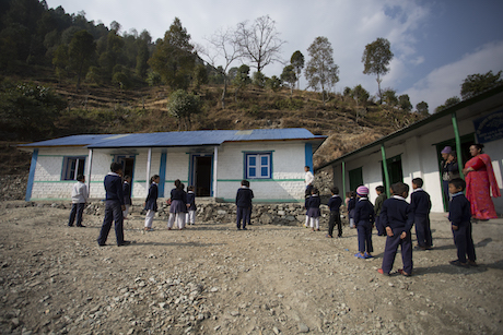 Deepli finished school building