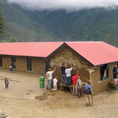 Plaster of chulemu school